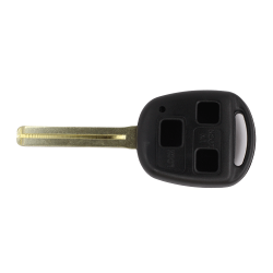 Корпус - заготовка ключа Toyota 3 кнопки (длинное лезвие). TOY48 Корпус - заготовка ключа Toyota 3 кнопки (длинное лезвие). TOY48