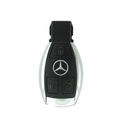 Ключ Mercedes 3 кнопки "рыбка" хромированный 433Mhz - Не оригинал Ключ Mercedes 3 кнопки "рыбка" хромированный 433Mhz - Не оригинал