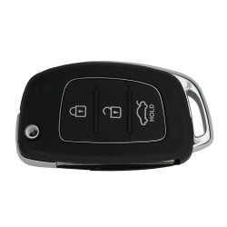 Ключ Hyundai Solaris new выкидной три кнопки с чипом ID46 Ключ Hyundai Solaris new выкидной три кнопки с чипом ID46