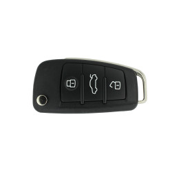 Audi Q7 A6 ключ выкидной 3 кнопки 4F0 837 220AF 433Mhz без keyless Audi Q7 A6 ключ выкидной 3 кнопки 4F0 837 220AF 433Mhz без keyless