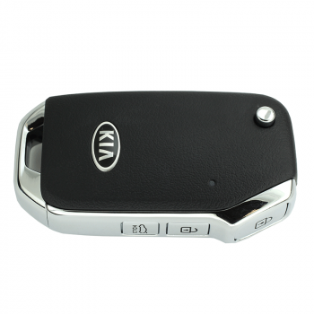 Ключ KIA K5 выкидной три кнопки - оригинал с чипом 8A DST AES 128bit Ключ KIA K5 выкидной три кнопки - оригинал с чипом 8A DST AES 128bit